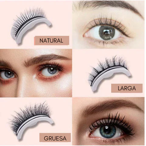 Kaylash™ Pestañas Autoadhesivas Reutilizables