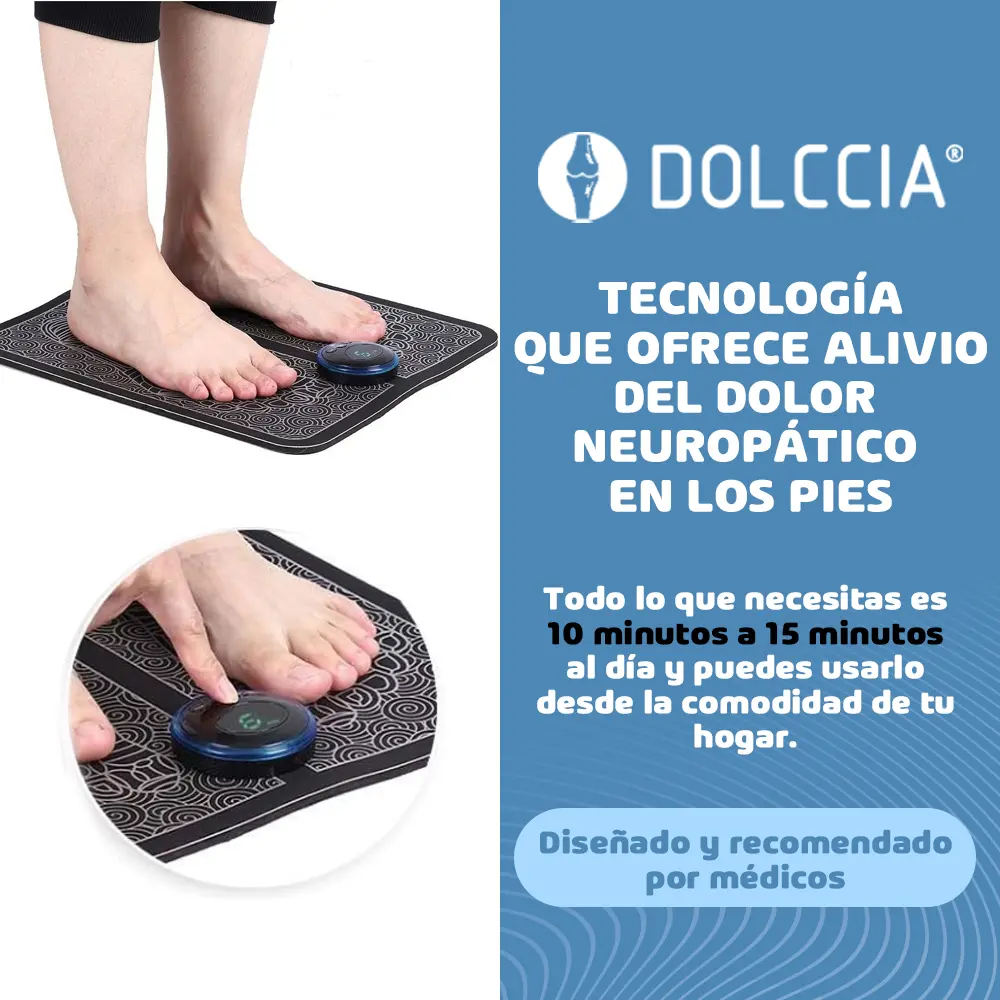 Dolccia® Masajeador de Pies - Alivio del Dolor y Cansancio