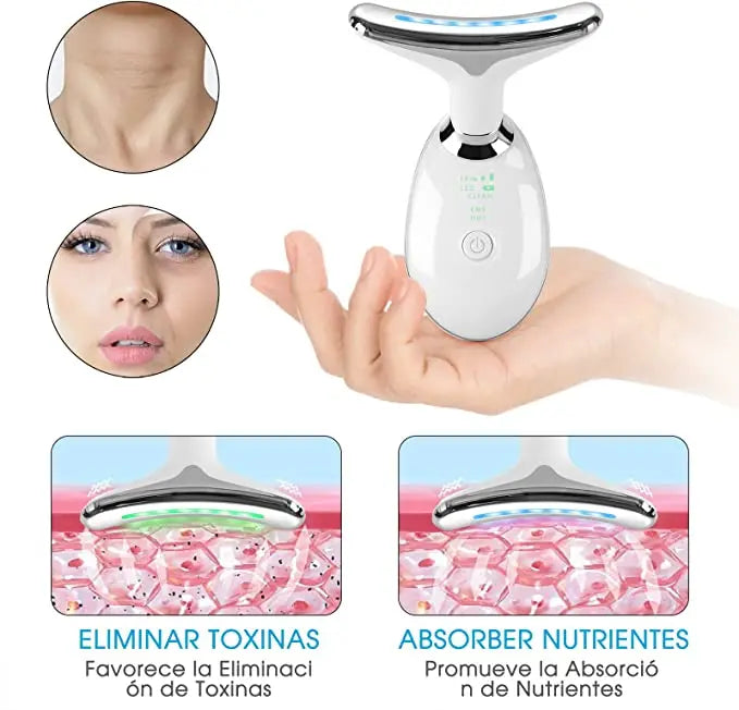 FacialChic® - Masajeador Facial Antipapada + Ebook Gratuito Rejuvenece En 30 Días